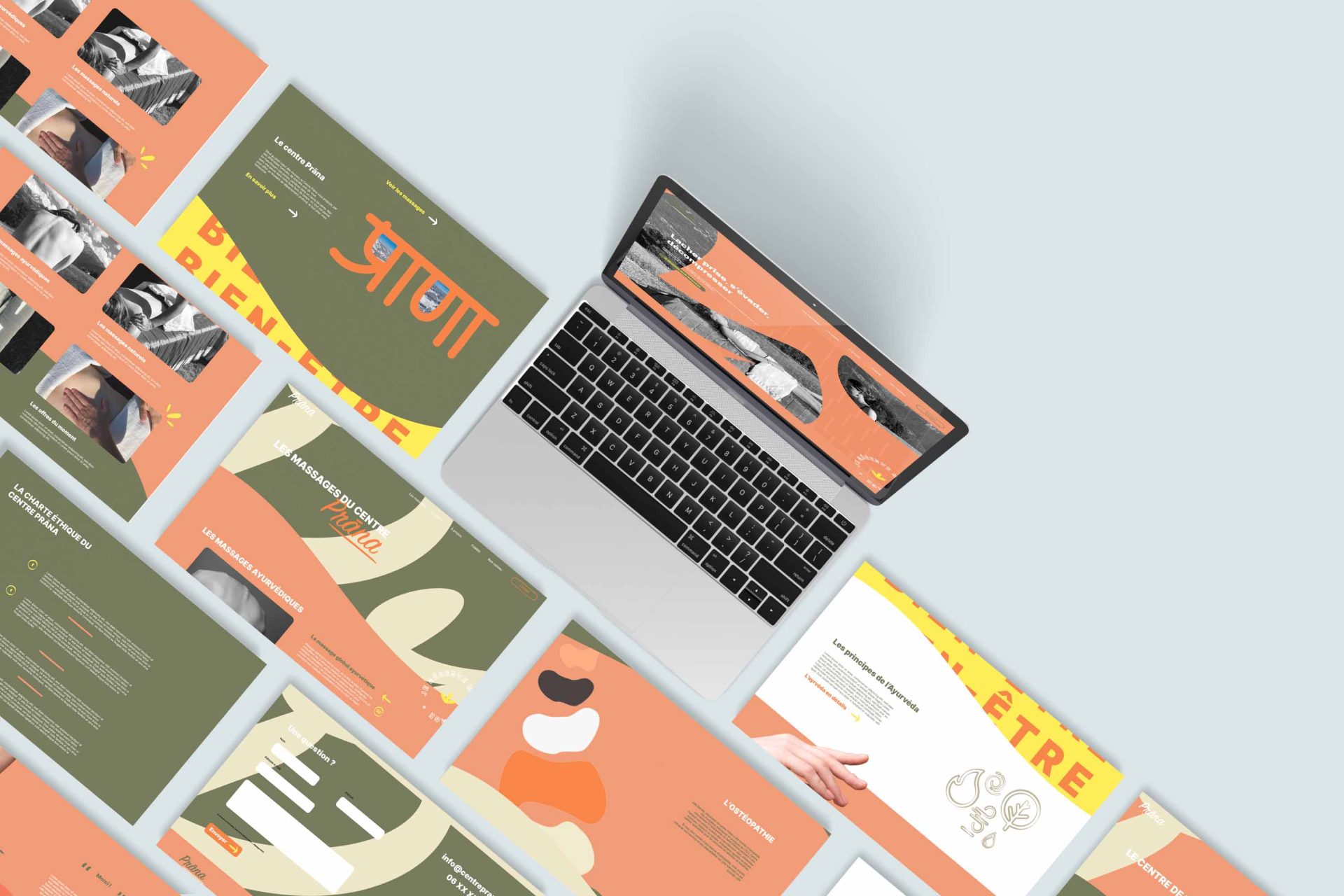 Prāna – Web Design & Enseigne