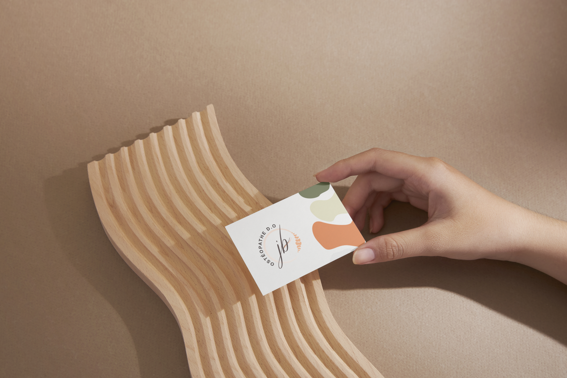 Julie Bernier Ostéopathie – Logo & Carte de visite