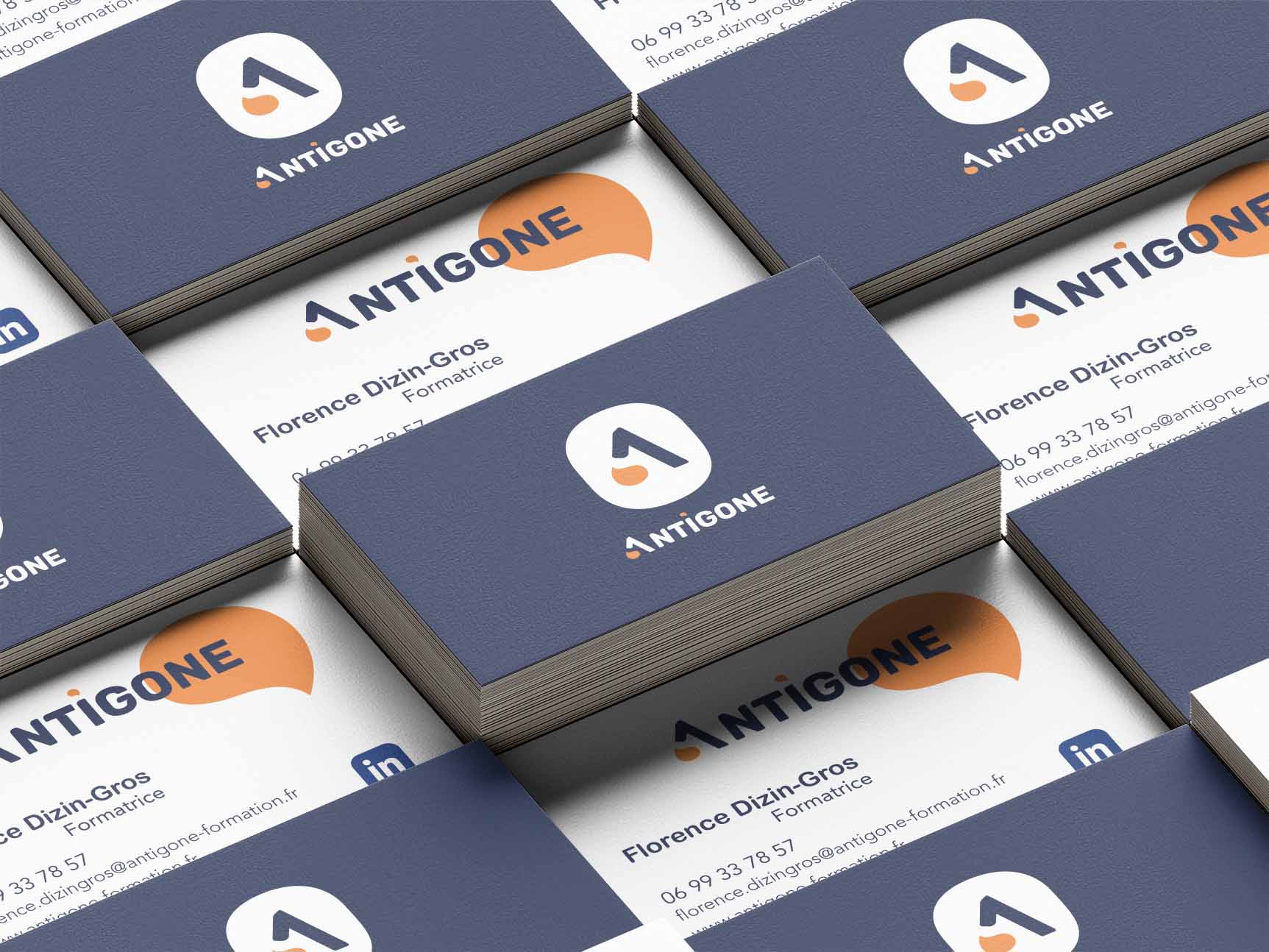 carte de visite répétition de Antigone